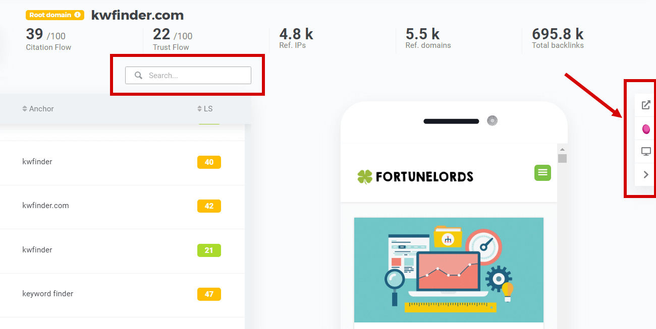LinkMiner website preview